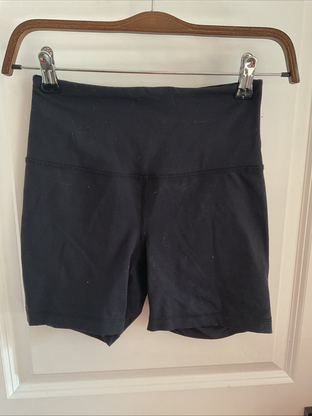 90 Degree By Reflex - Black High-Waist Athletic Shorts - Ladies Size XS